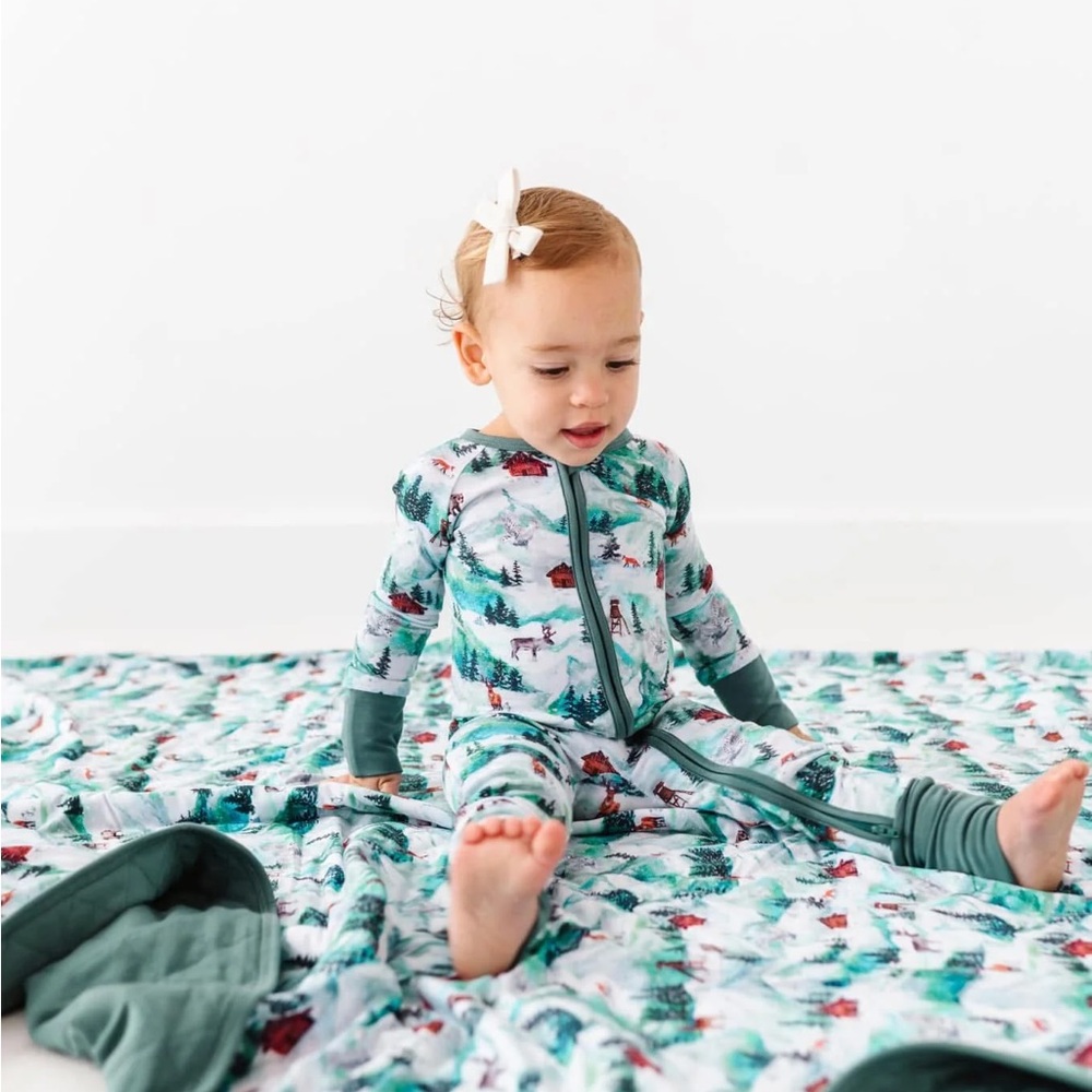 Wild Woven Alpine Peaks Zip Romper 3T NWT